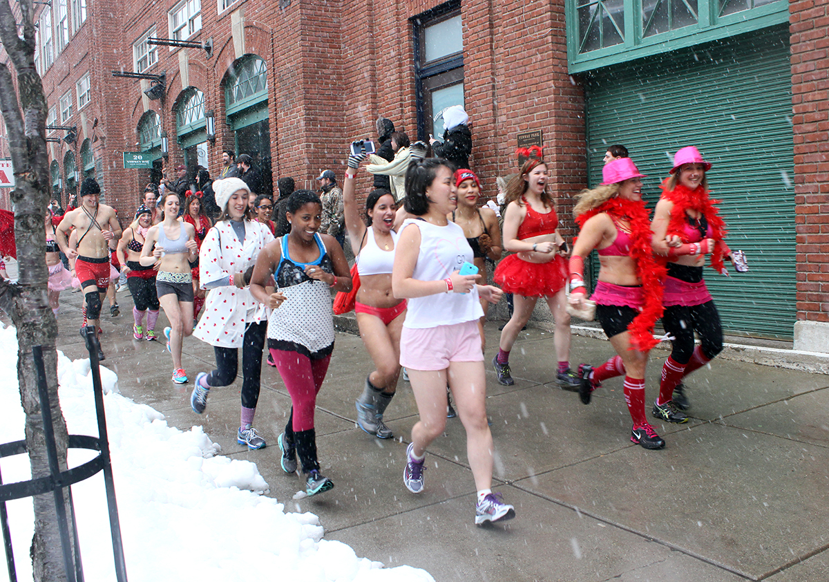 PHOTOS Cupid's Undie Run Boston at Fenway Park