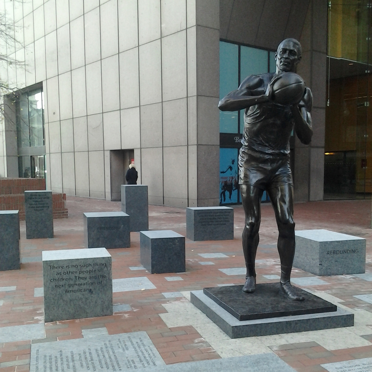 Two Kids Statues to Join Bill Russell's at City Hall Plaza