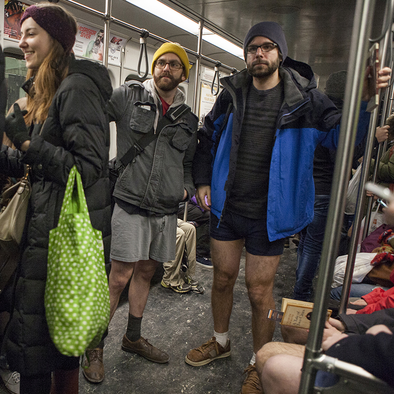 Take a look at photos from Chicago's No Pants Subway Ride 2020