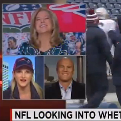 Cnn Anchor Laughs On Air At Patriots Deflated Balls Joke