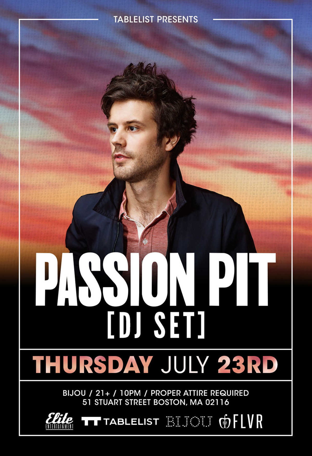 Passion Pit Will Play a DJ Set at Bijou on July 23