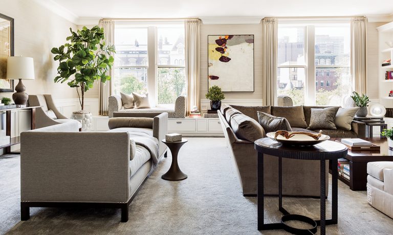 Shades of Chic: A Back Bay Penthouse Makeover