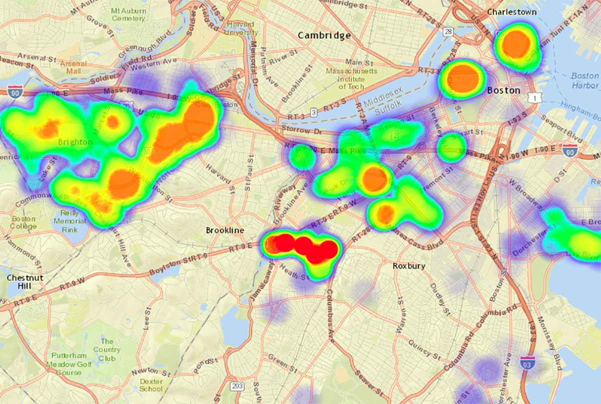 Boston Building Code Violations, In One Heat Map