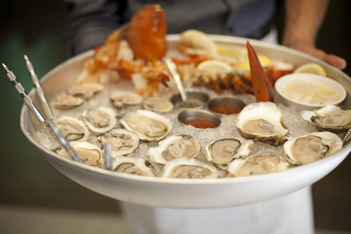 Island Creek Oyster Bar's oysters