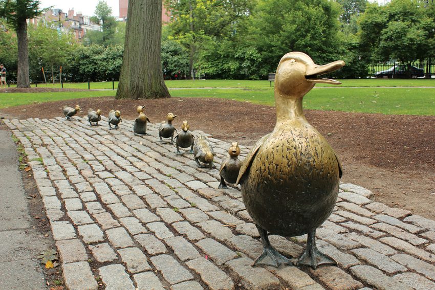 The "Make Way for Ducklings" Statues Just Turned 30