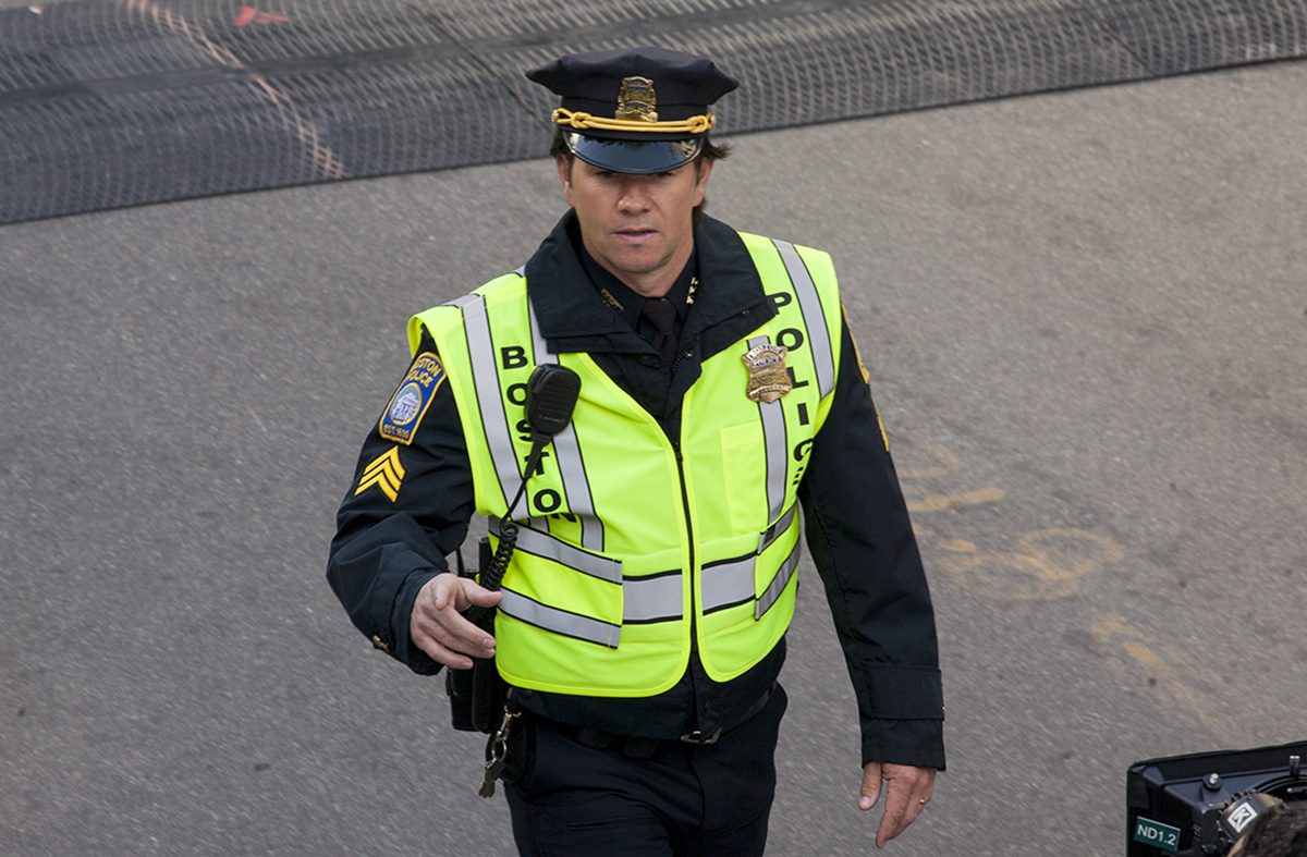 Mark Wahlberg Sports Two Black Eyes & Police Uniform for 'Patriot's Day'  Filming in Boston