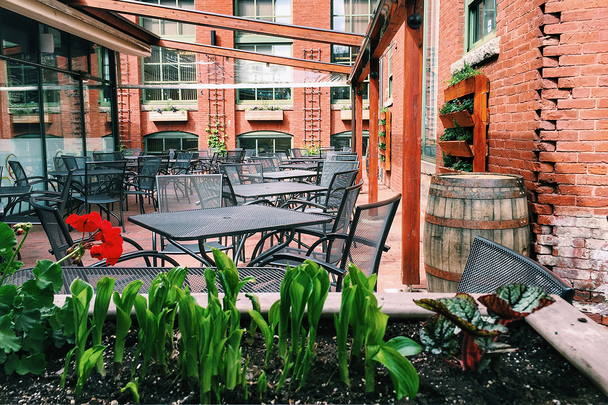 Cambridge Brewing Company patio