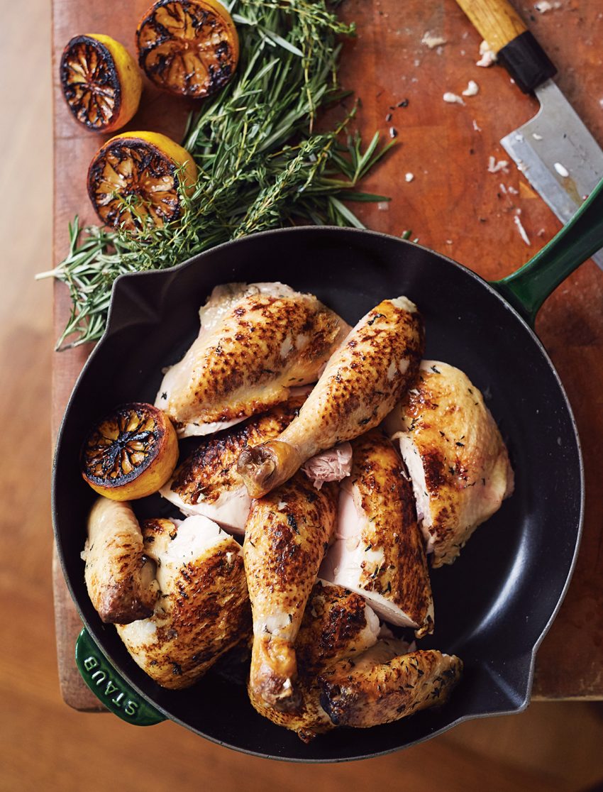 Recipe: Roast Farm Chicken with Lemon-Thyme Butter - Boston Magazine