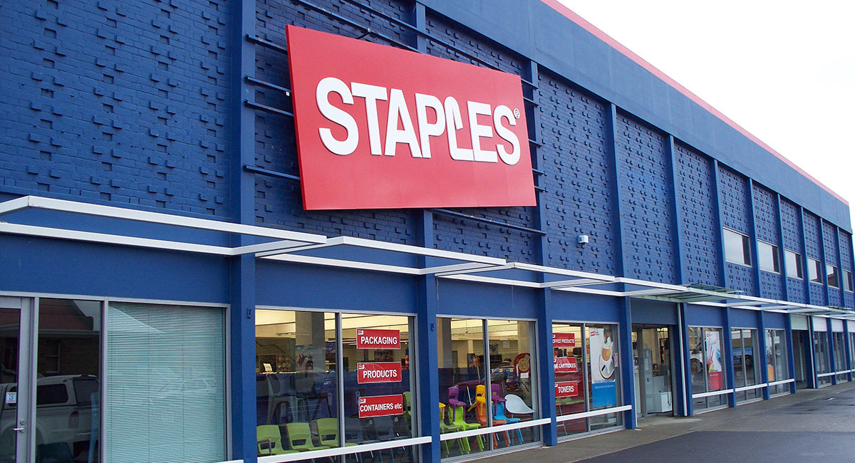 Office supply retailer Staples is closing its Framingham store