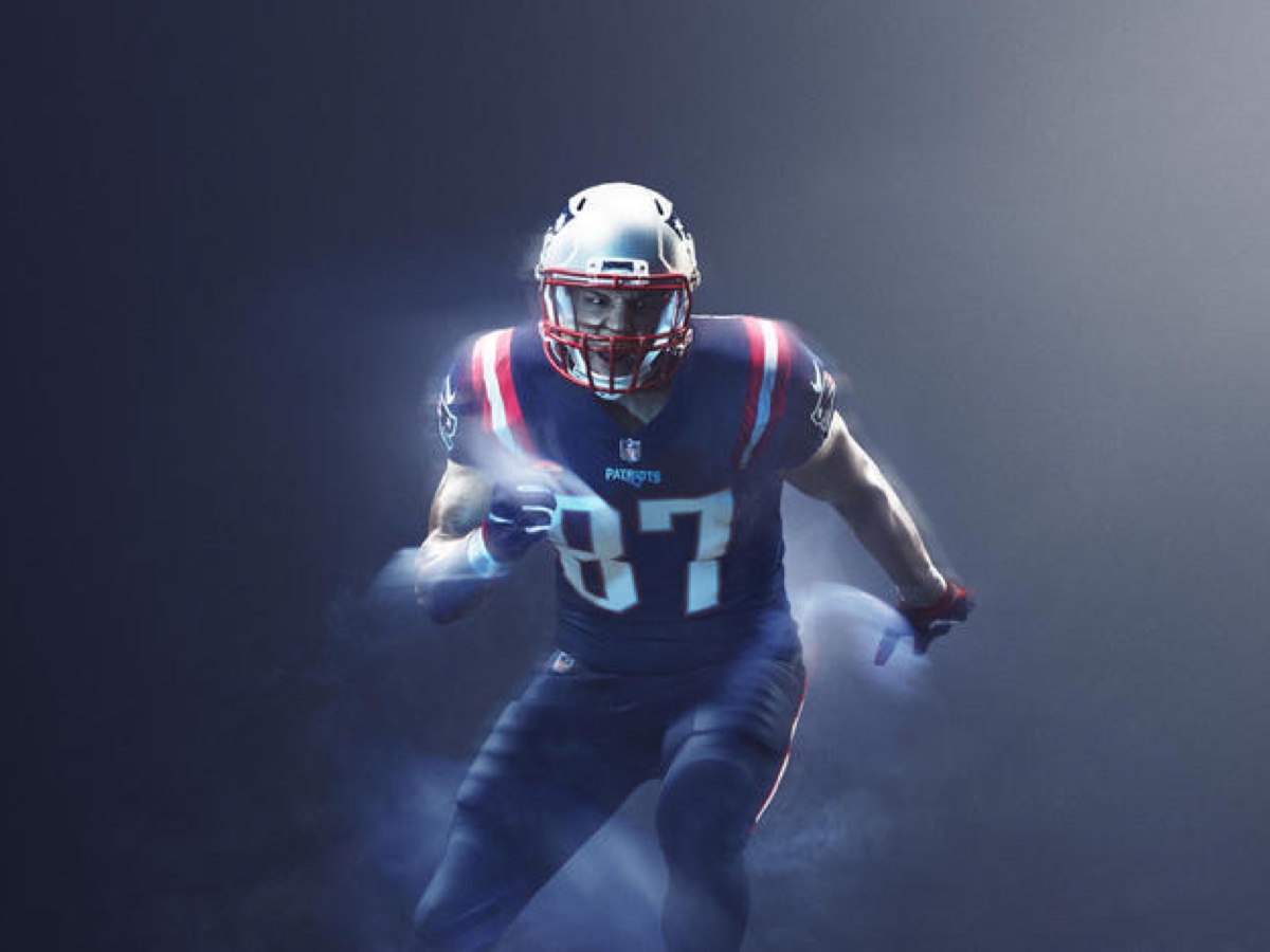 Patriots Unveil AllBlue Color Rush Uniforms