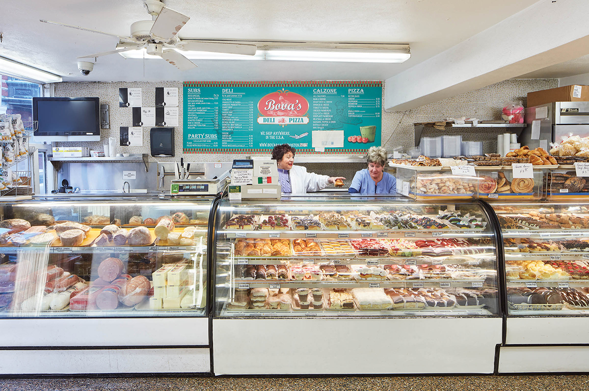 Bova's Bakery counter