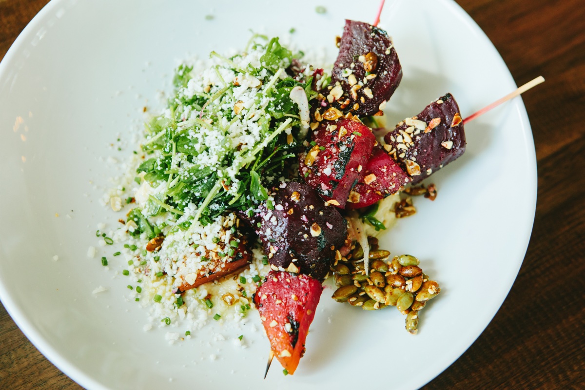 Grilled beets at Publico Street Bistro. / Photos by Brian Samuels