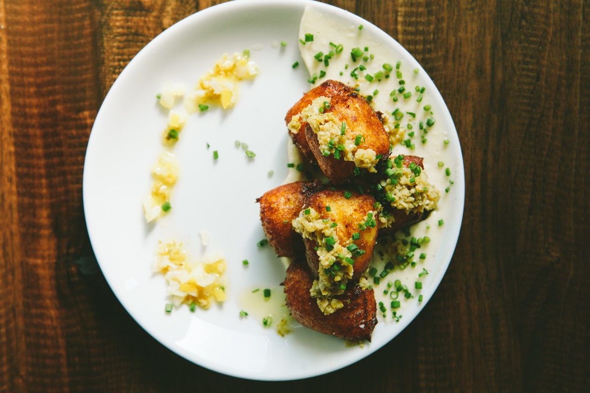 Bacalao fritters at Publico Street Bistro. / Photos by Brian Samuels