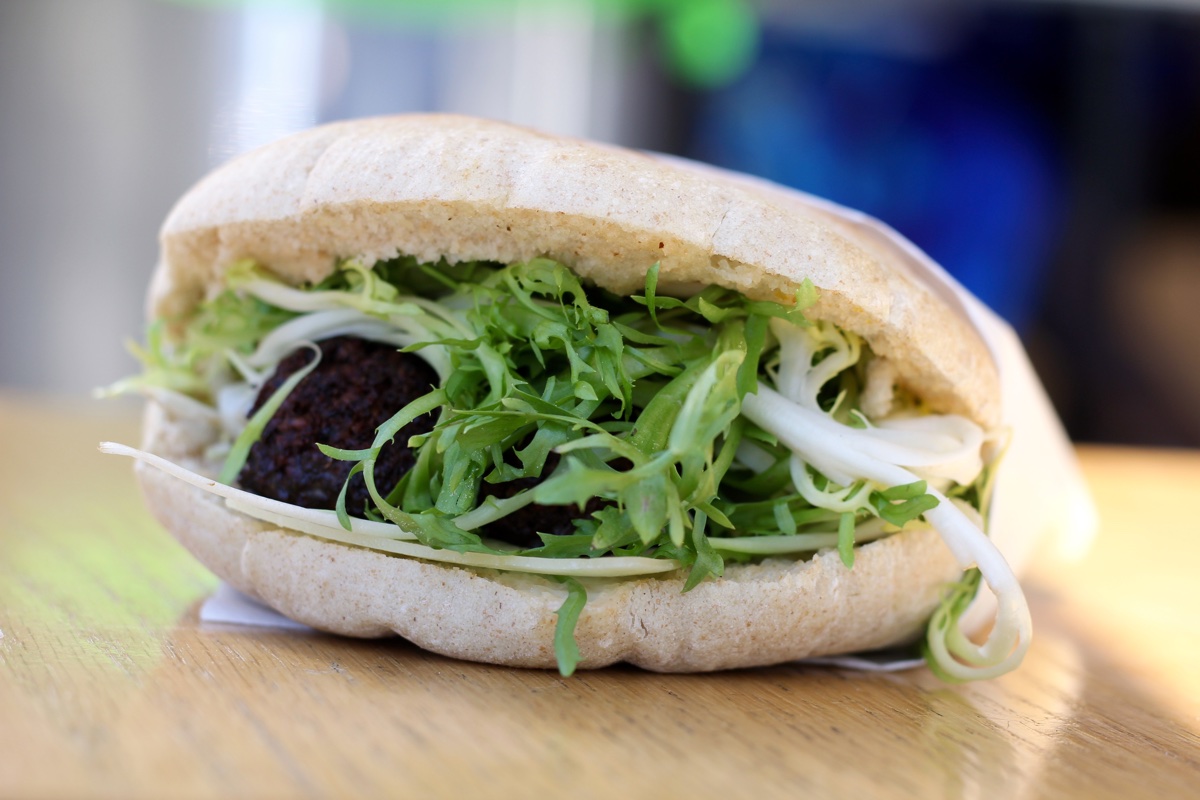 Snack Attack: Mushroom Scrapple Sandwich at Clover