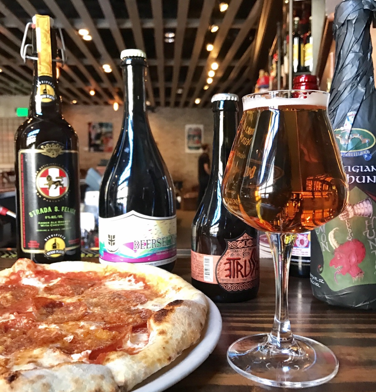 Italian craft beers at Pastoral