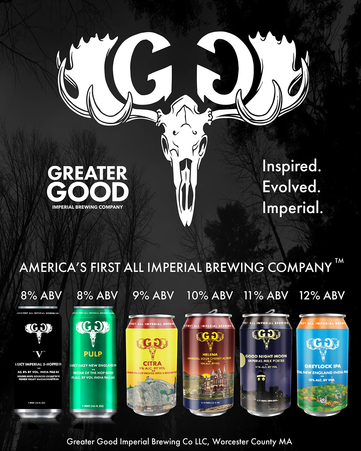 The current lineup from Greater Good. / Photo provided