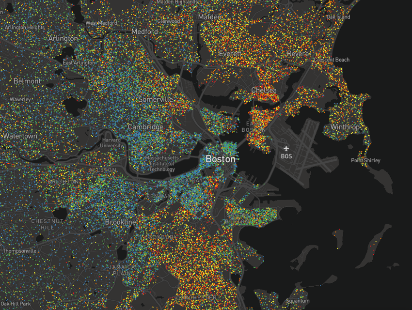 Map by Kyle Walker, TCU Center for Urban Studies