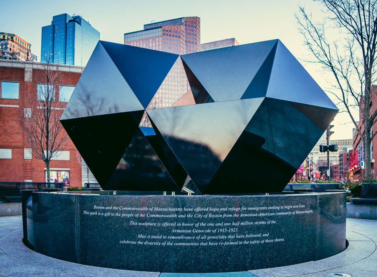 2015 Abstract Sculpture at Armenian Heritage Park on the Greenway