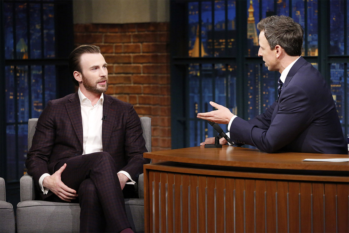 Chris Evans Seth Meyers