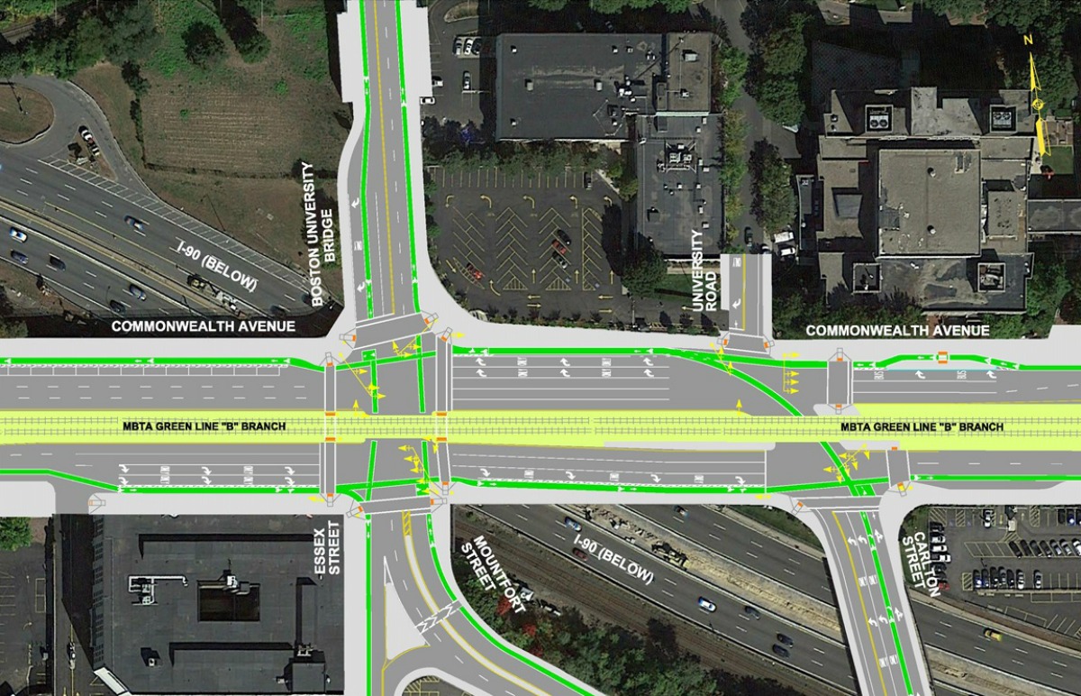 Comm Ave Construction Rendering