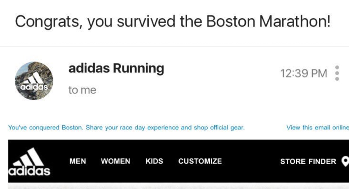 Adidas Congratulates Marathon Runners for &quot;Surviving,&quot; Apologizes