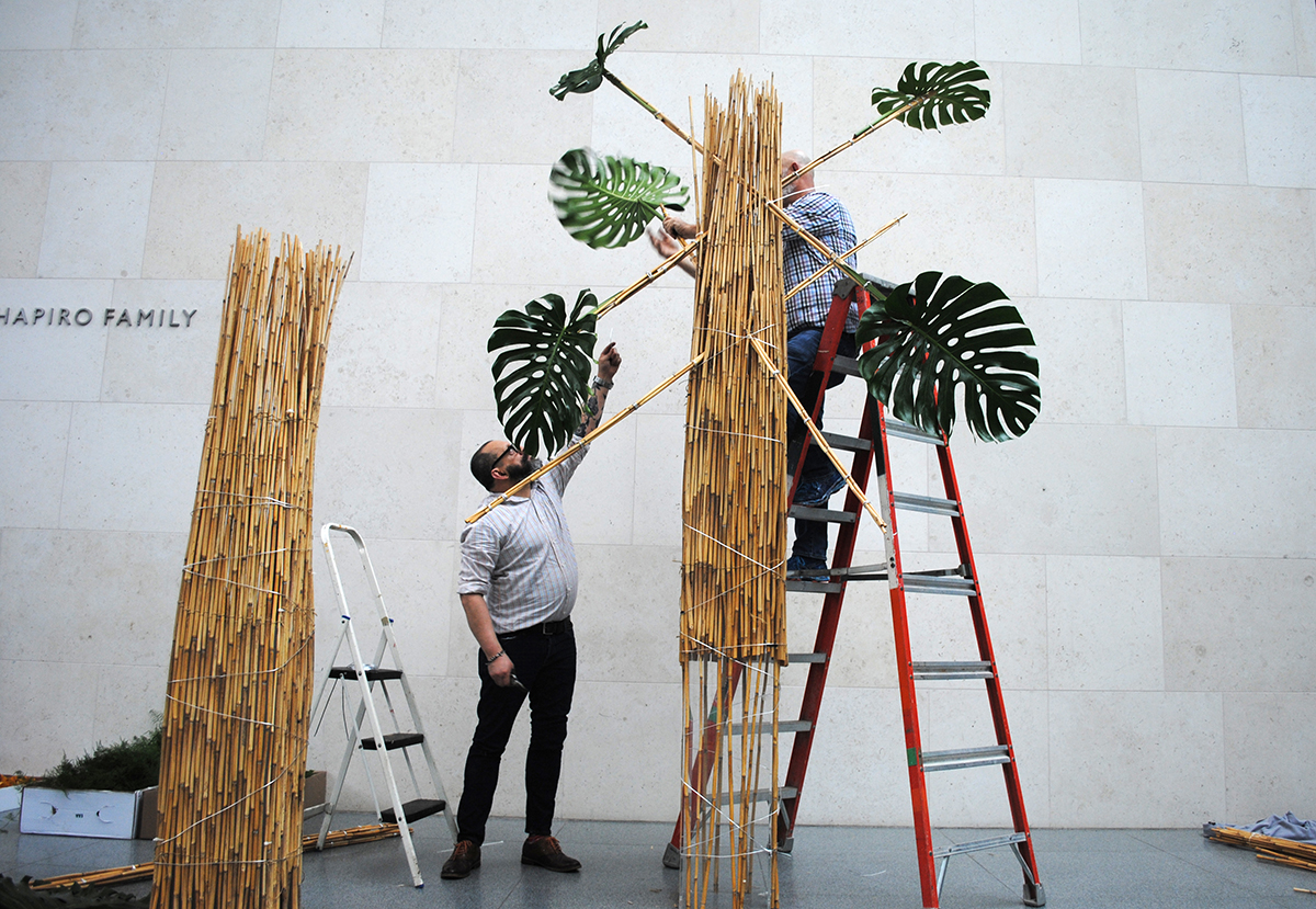 Photos The Making of Art in Bloom at the MFA