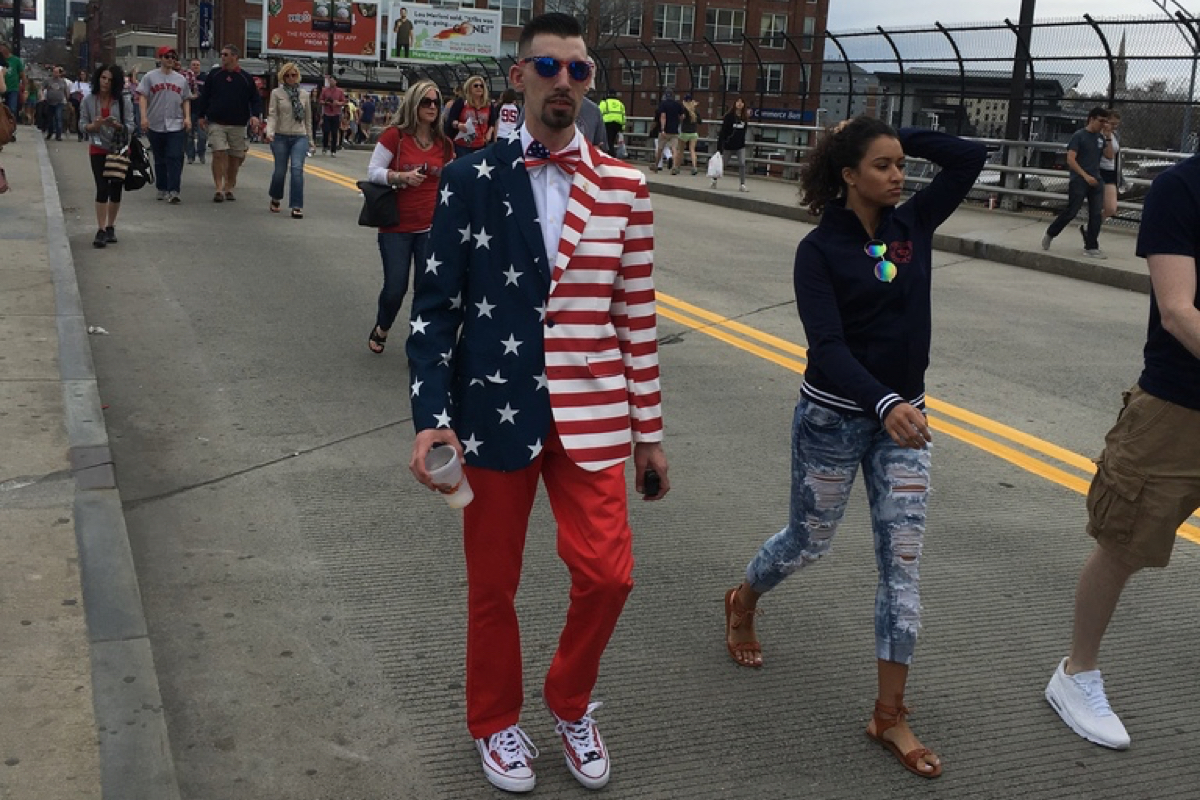 In honor of the Boston marathon bombing 6 years ago today. The annual  patriots day Red Sox game with my daD. Go Sox! Boston Strong : r/redsox