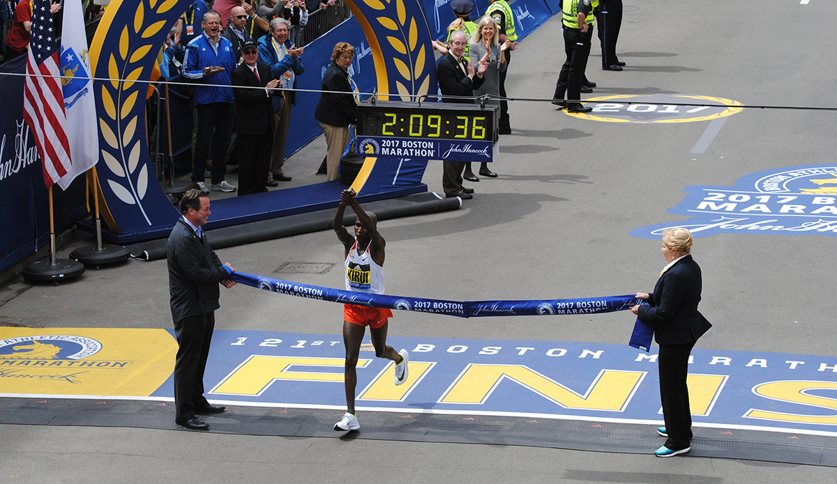  Boston Marathon 2017 winner mens elite