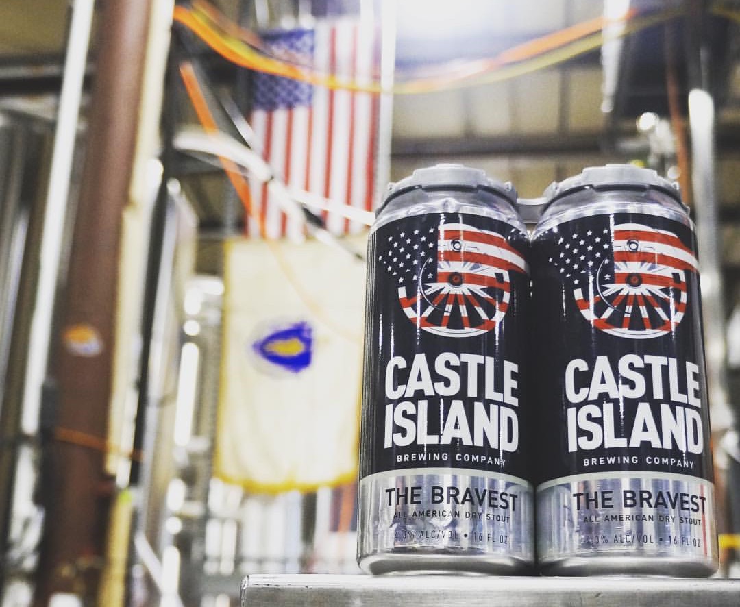 Cans of Castle Island's Black Ale Project beer will be available at the Norwood brewery Memorial Day weekend