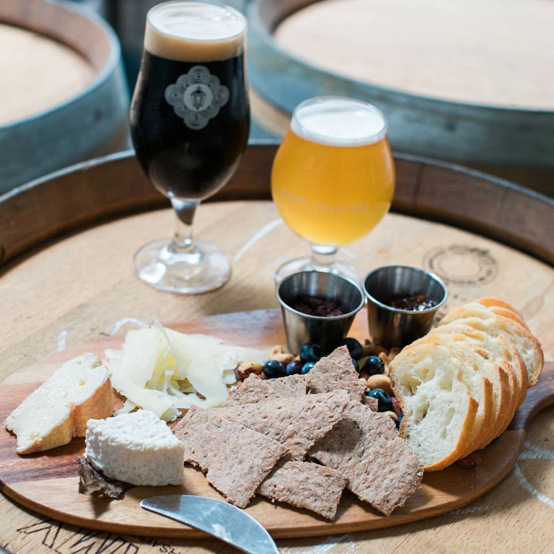 Formaggio cheese "flight" photo courtesy of Lamplighter Brewing Co.