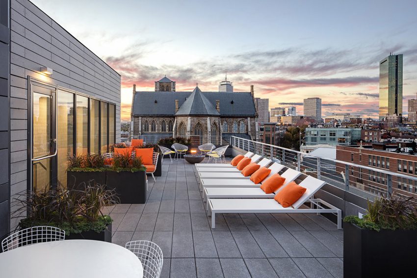 Residential Buildings In Boston With Amazing Roof Decks