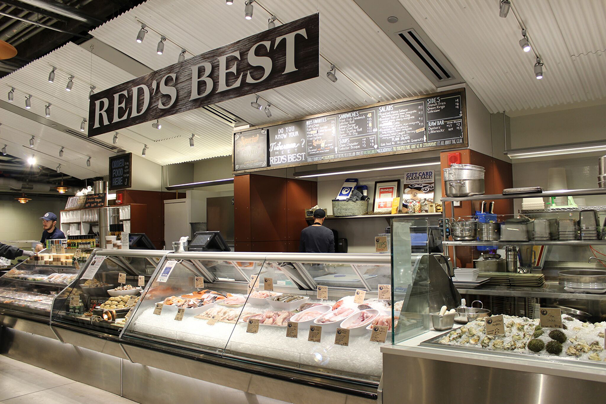 Red's Best fish market at the Boston Public Market