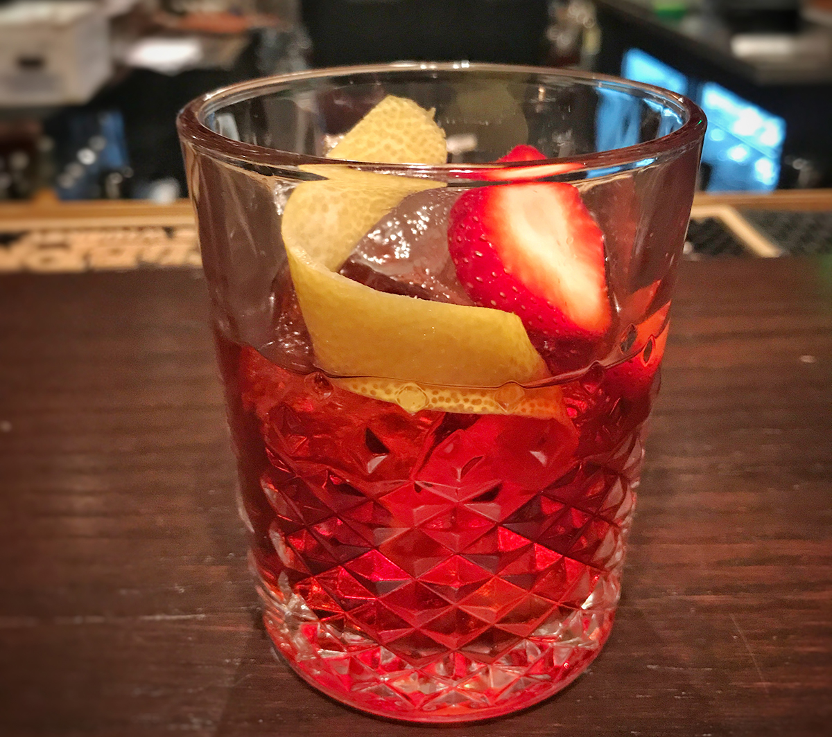 A strawberry-infused negroni is on special at Saloon during Negroni Week 2017