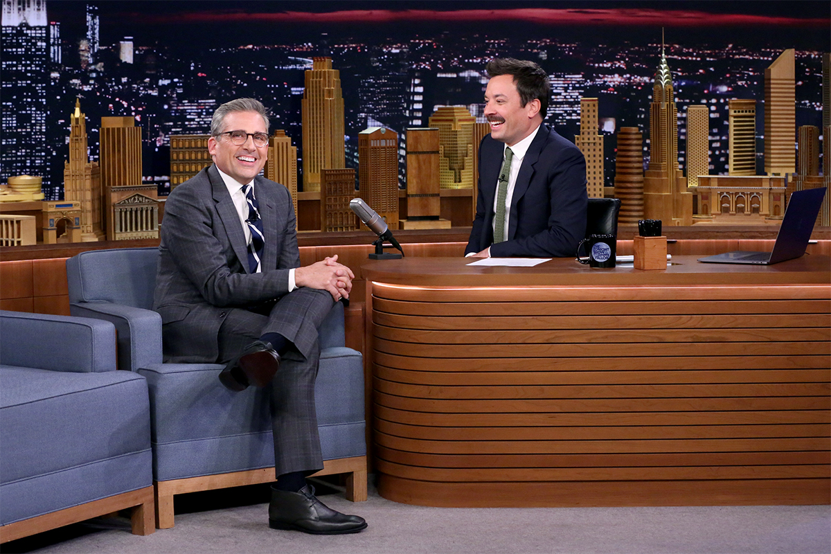 Steve Carell Jimmy Fallon Tonight Show