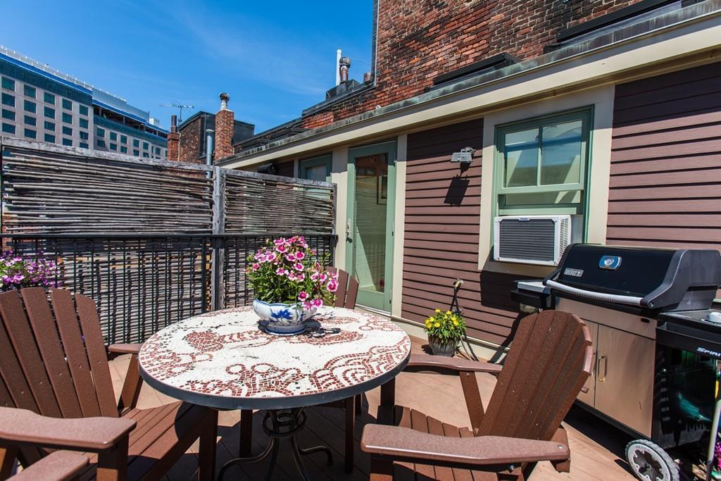 On the Market: A North End Condo with a Lovely Roof Deck