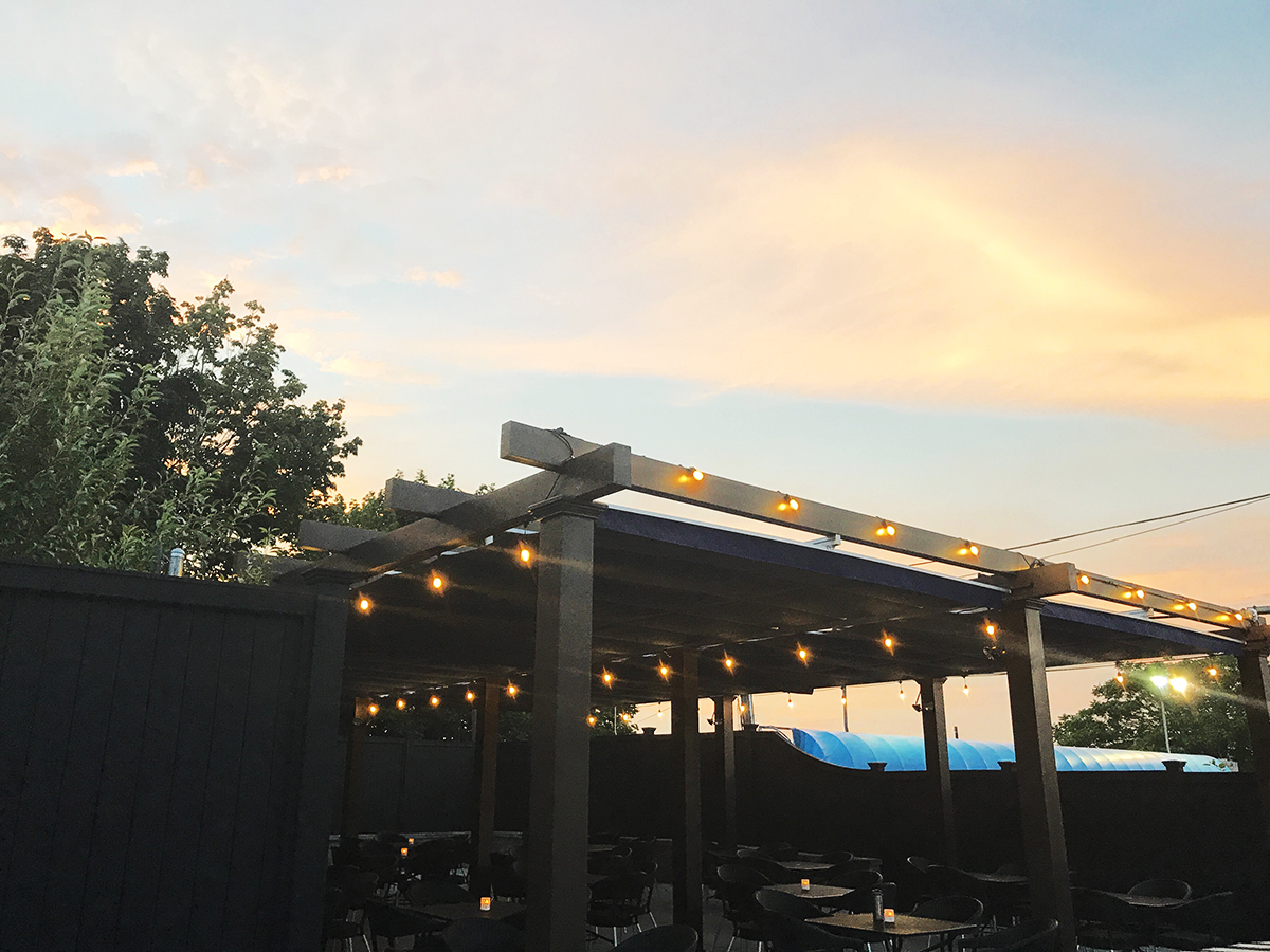 The patio behind Lulu's in Allston opens this summer
