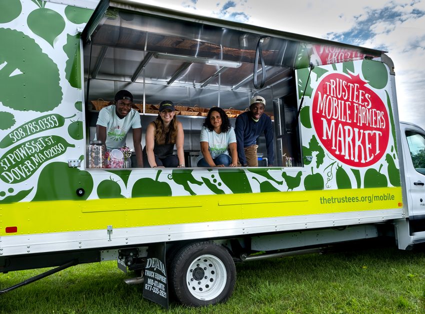 Introducing the Trustees Mobile Farmers Market, a Portable Farm Stand