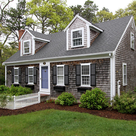 Five Cape Cod Houses For With Faded Cedar Shingles