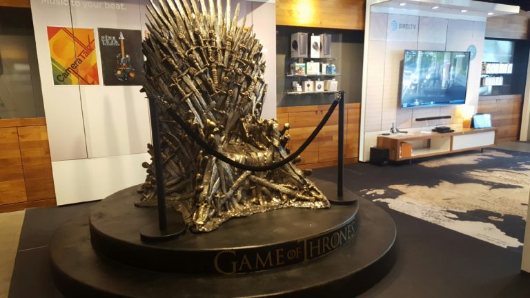 Iron Throne Replica Is Now Open on Boylston Street at the AT&T Store