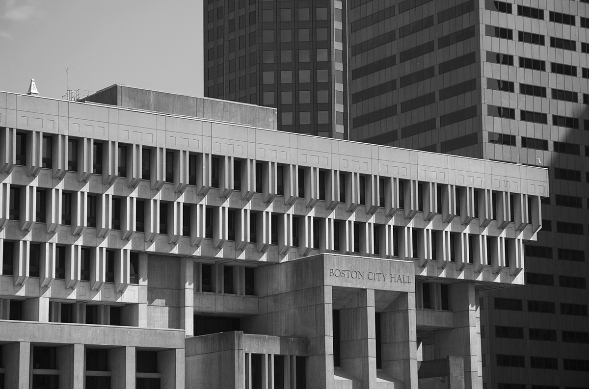 city hall boston brutalism