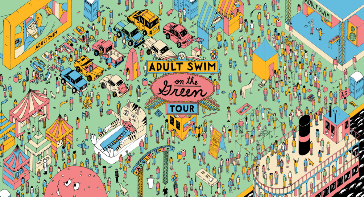 "Adult Swim on the Green" Is Coming to Waltham in September