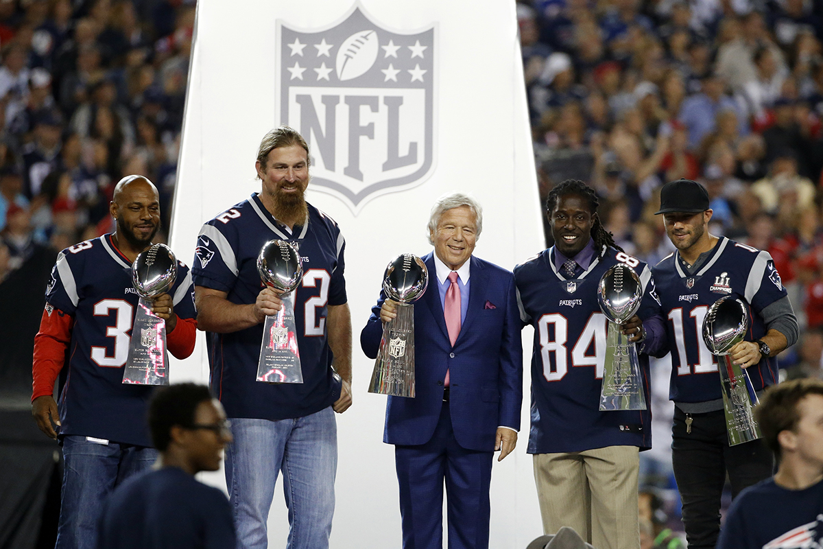 Matt Light Robert Kraft