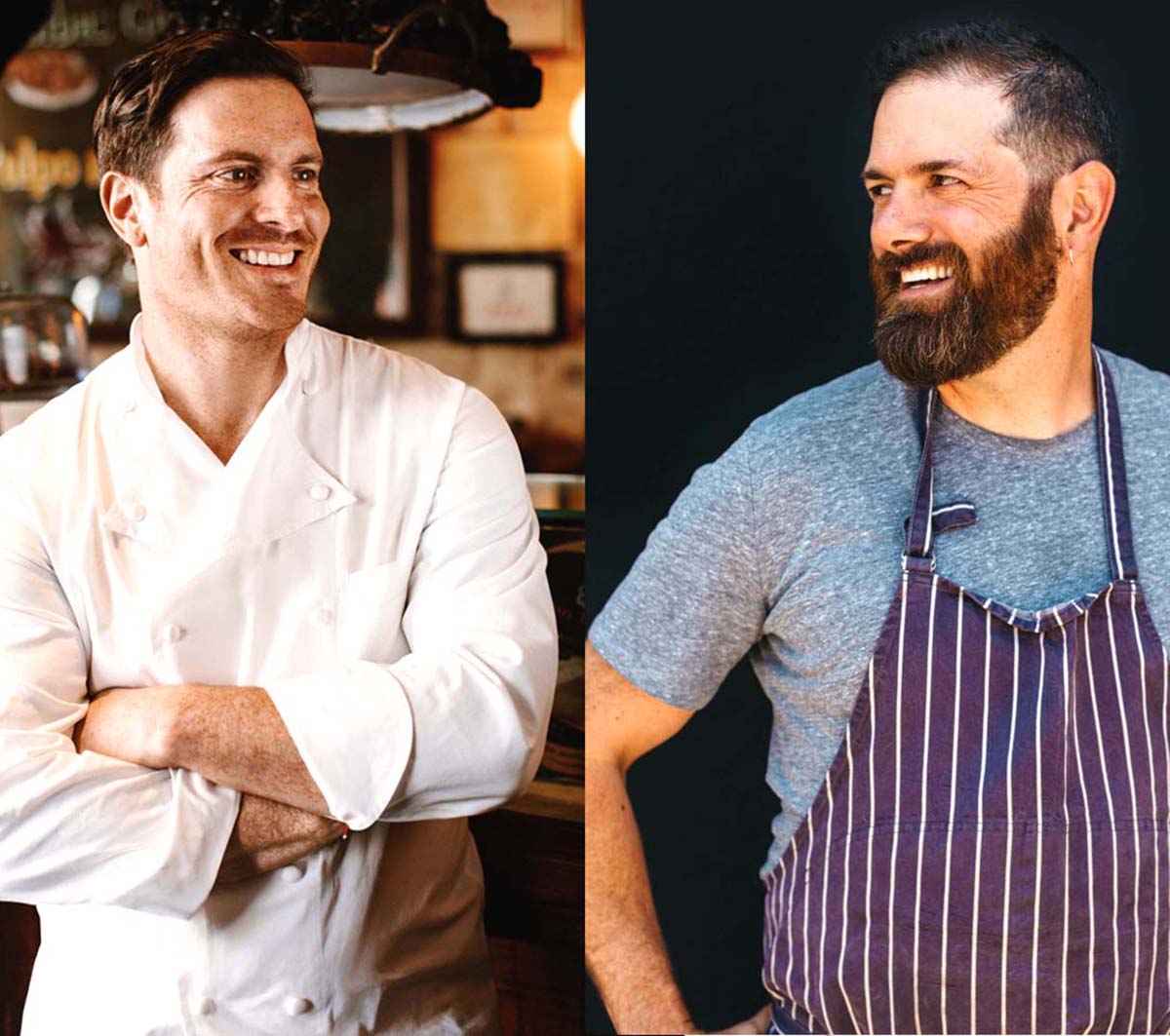 Chefs Seamus Mullen (Left) and Tony Maws