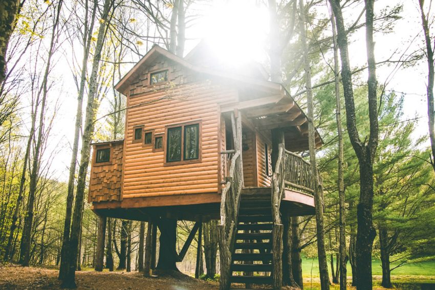 Cool Tree Houses You Can Vacation In throughout New England