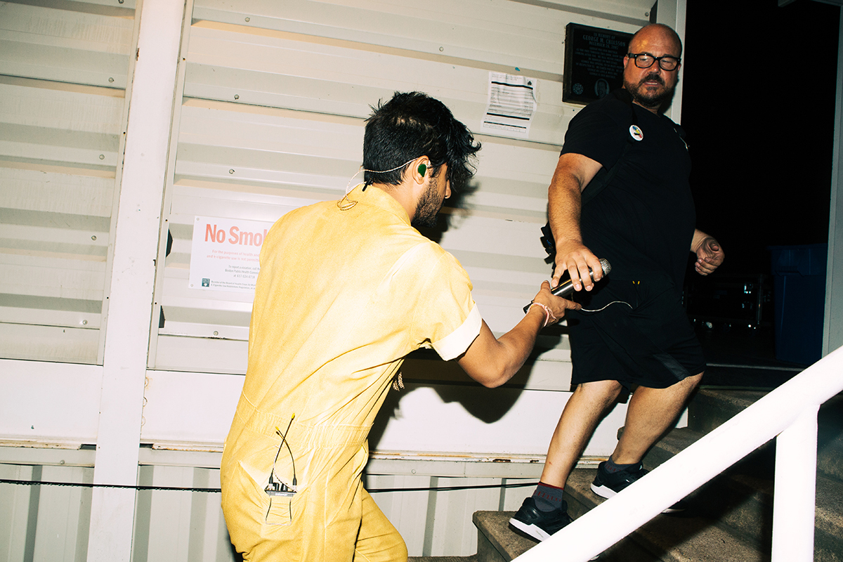 young the giant boston backstage