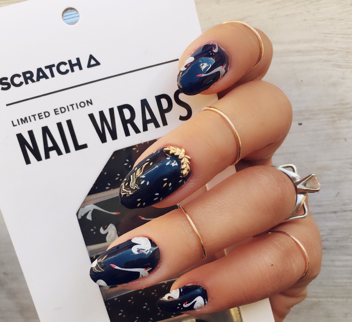 @ninanailedit December nail wrap kit 