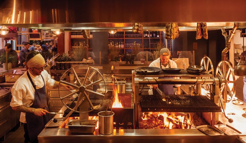 By The Numbers The Show Stopping Wood Fire Grill At Terra