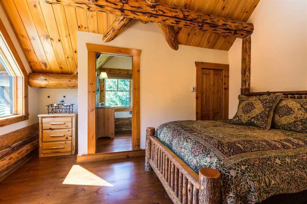 On the Market: A Luxe Log Cabin in Ludlow