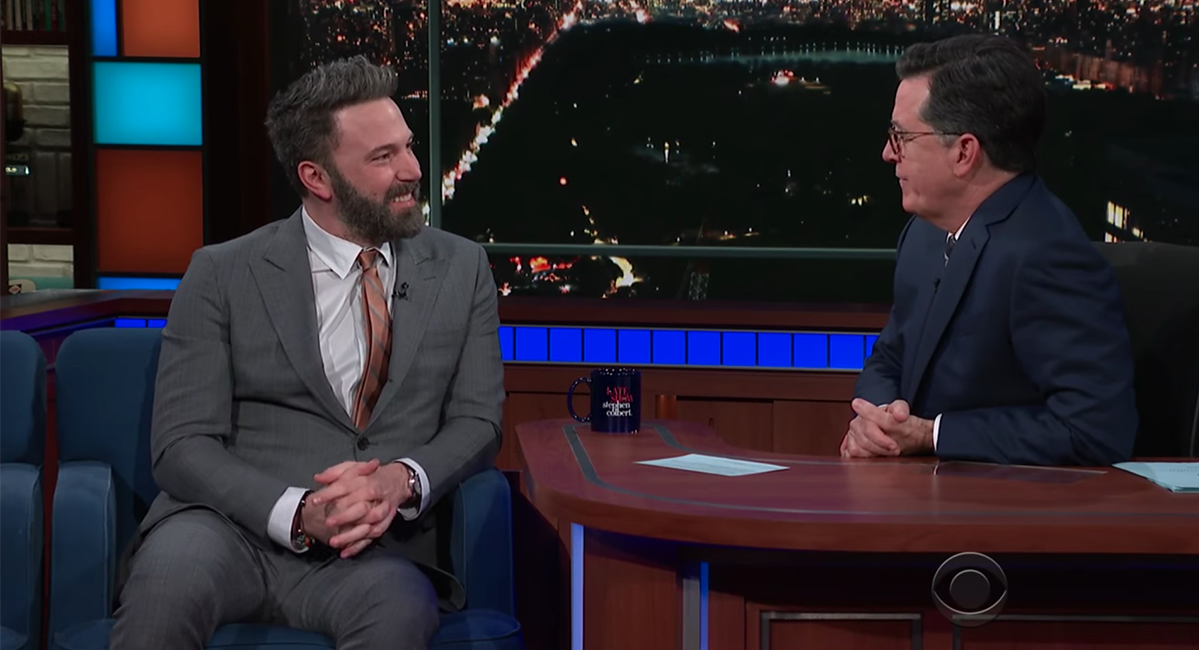 Ben Affleck Addressed Sexual Harassment Allegations On Colbert Show