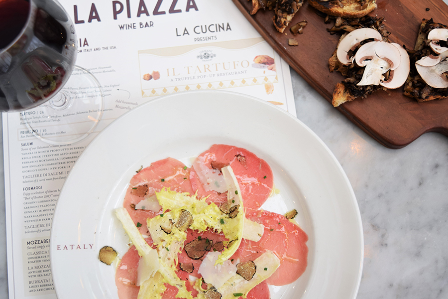 Carpaccio Di Manzo at Il Tartufo at Eataly Boston